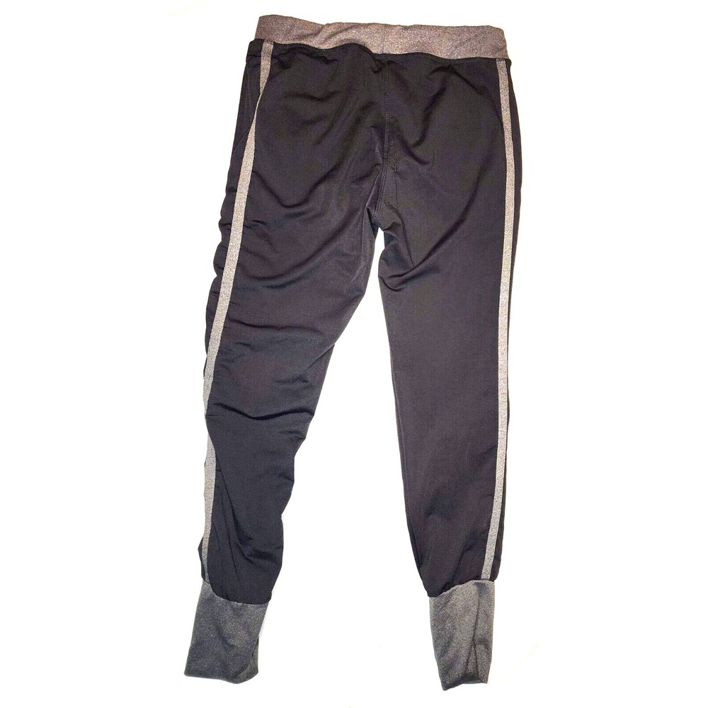 Womens ICY Fashion Black Legging Lounge Jogger Pants Size M Pull On